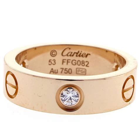 cartier love ring on sale|pre owned cartier love ring.